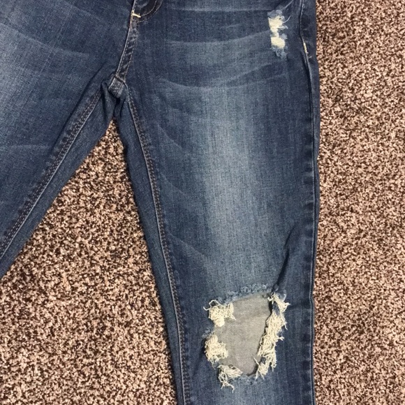 Special A Jeans Ankle Distressed Skinny Jeans - Picture 8 of 12
